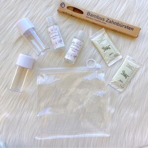 Italian Travel Kit Toiletries Set With Waterproof Bag 8 Pieces 3/$20!